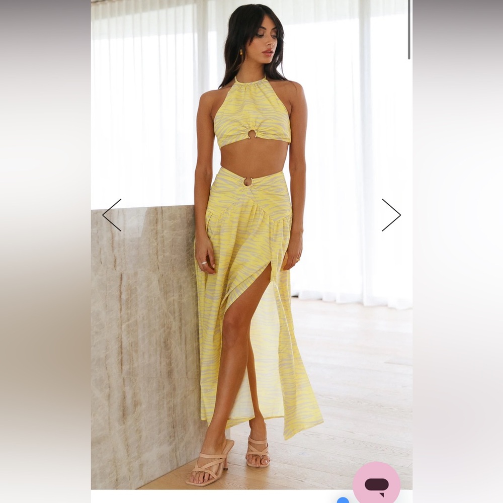 Hello Molly Boldest Move Maxi Skirt and Crop